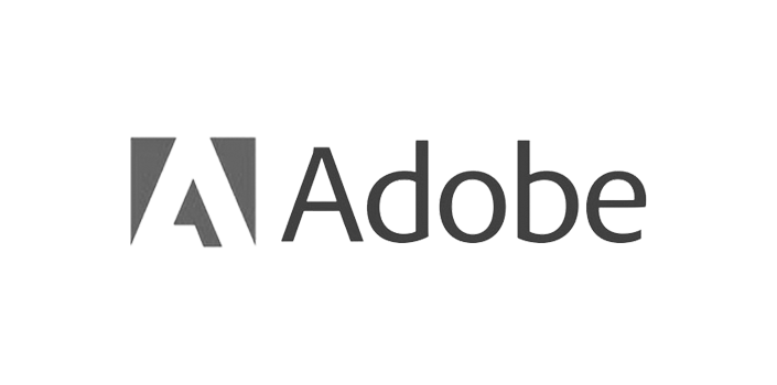adobe logo black gray