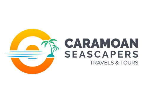 carmoan seascpers travels tours logo circle sun tree icon