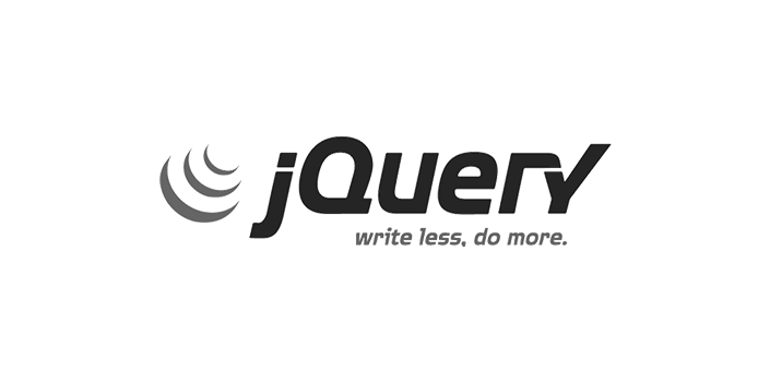 jquery logo black gray