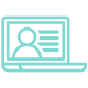personal web development laptop icon