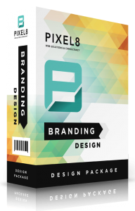 box package branding design pixel8 web solutions