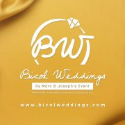 bicol weddings gold logo by marc and joseph